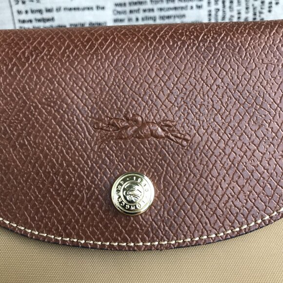 New Longchamp Le Pliage Original Large Shoulder Nylon Bag Tote IN Camel - Picture 11 of 14